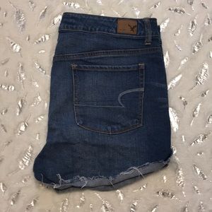 AE Highwaisted Stretch Jean Shorts
